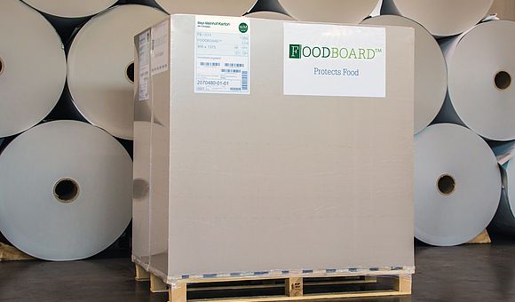 FOODBOARD™ pallet ready for shipment